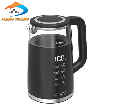 Ấm siêu tốc thủy tinh 1.7L SUNHOUSE MAMA SHD1333