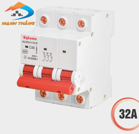 Cầu dao tự động MCB 3P 4.5kA Điện Quang (loại C, Class 3)