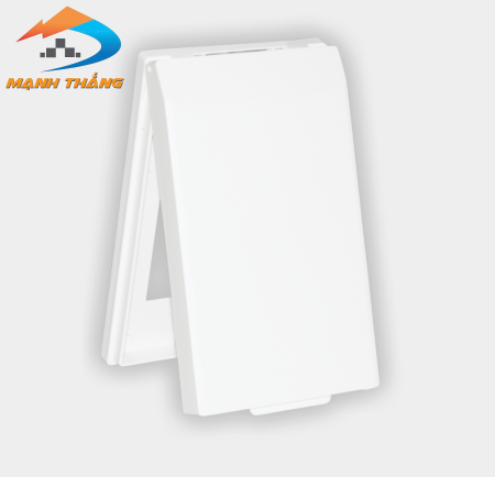 Hộp che mặt nạ âm tường DQHome ĐQ IW1 CB W (màu trắng)