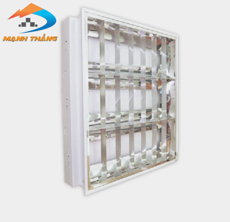 Bộ máng âm trần Điện Quang ĐQ RF01 318GASI (chóa nhôm 0.6m ba ballast từ)
