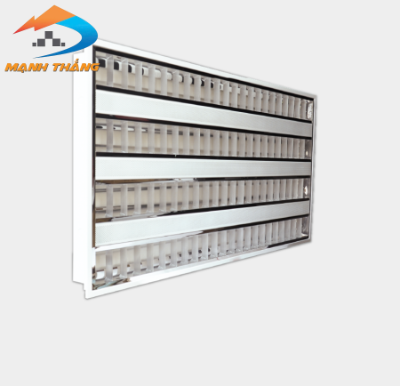 Bộ máng âm trần Điện Quang ĐQ RF06 428GASI (chóa nhôm, T5, 1.2m, 4 bóng, ballast điện tử)