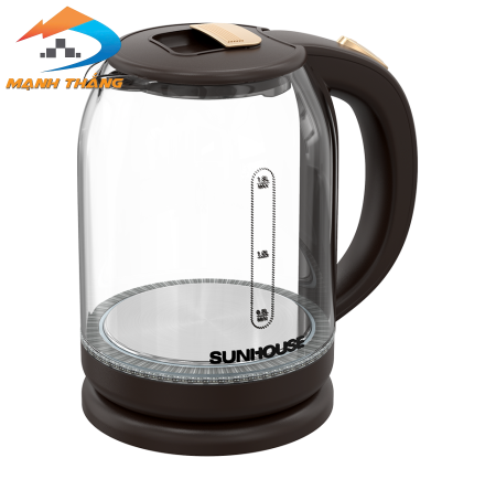 Ấm siêu tốc thủy tinh 1.8L Sunhouse SHD1212