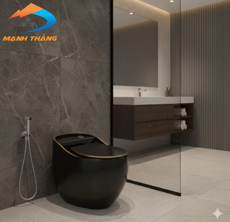 Bồn Cầu Khối 6078 Black