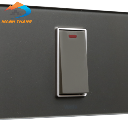 Bộ 1 công tắc 2 chiều 16A size S màu xám