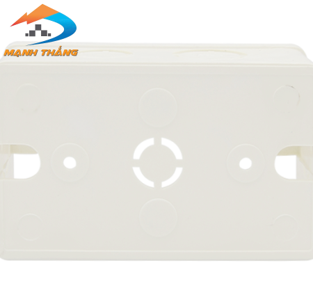 Đế nhựa âm tường chữ nhật  MSP VTAS066 (106*64*40) 
