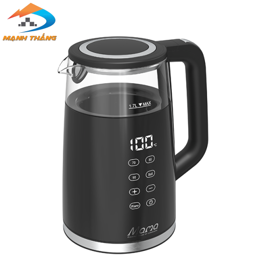 Ấm siêu tốc thủy tinh 1.7L SUNHOUSE MAMA SHD1333