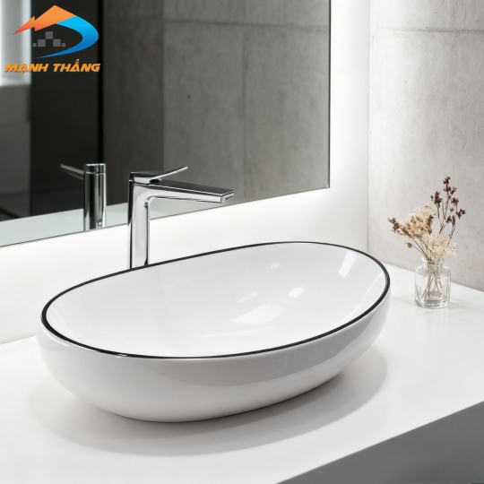 Lavabo sứ L396-1