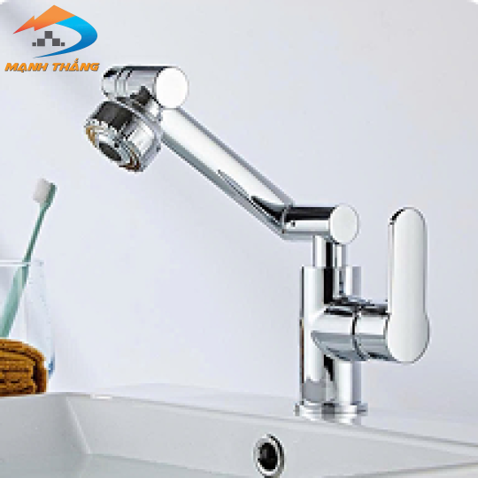 Vòi Lavabo Lạnh Inox Xoay 360 (VLB83)