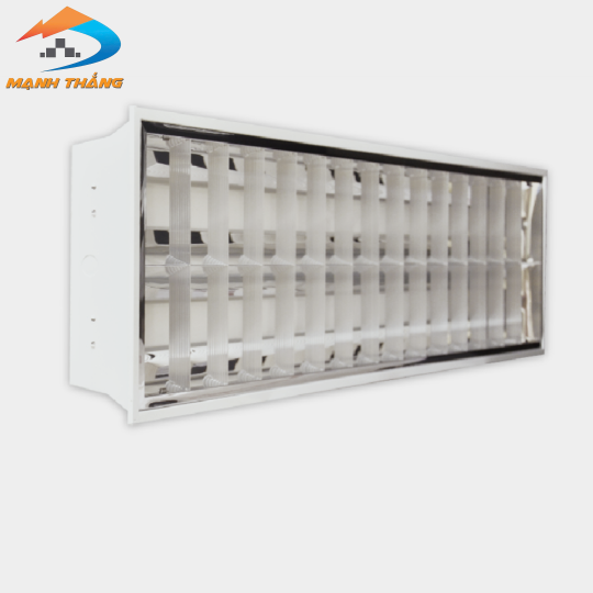 Bộ máng âm trần Điện Quang ĐQ RF01 236GASI (chóa nhôm 1.2m đôi ballast từ)