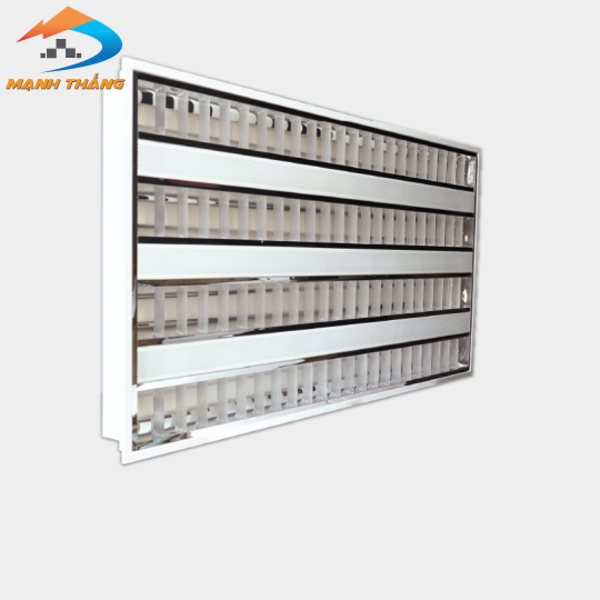 Bộ máng âm trần Điện Quang ĐQ RF06 428GASI (chóa nhôm, T5, 1.2m, 4 bóng, ballast điện tử)