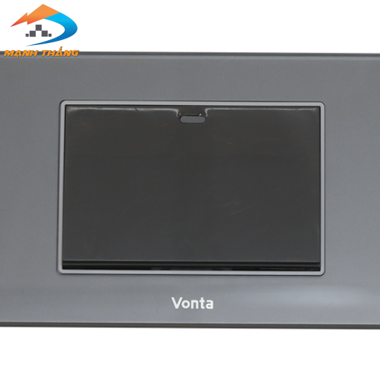 Bộ 1 công tắc 1 chiều 16A size L màu xám 