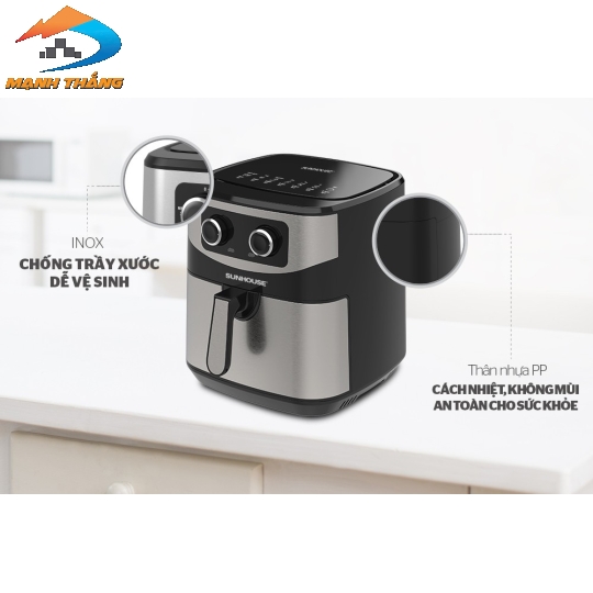 Nồi chiên không dầu 9L Sunhouse SHD4035