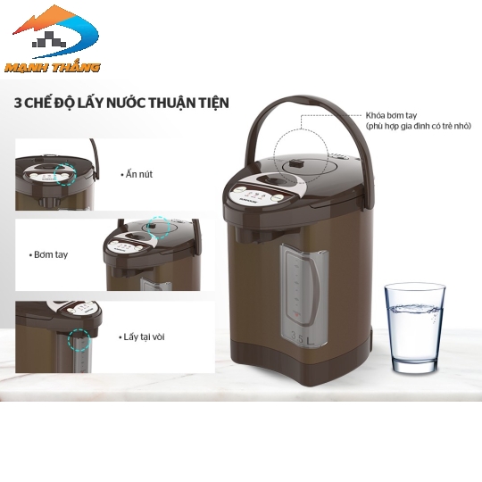 Bình thủy điện 3.5L SUNHOUSE SHD1535C