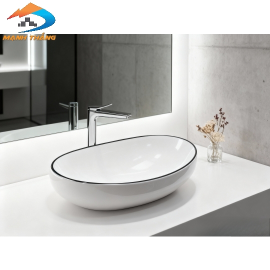 Lavabo sứ L396-1