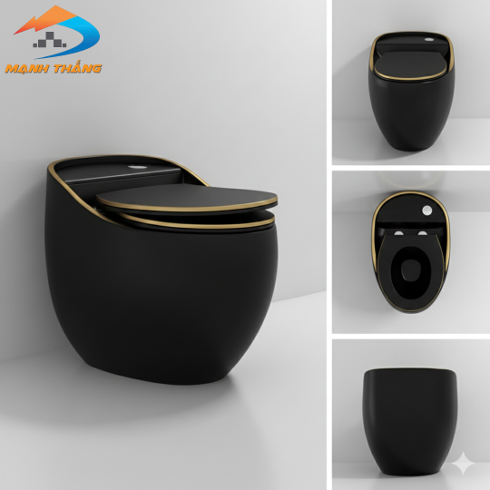 Bồn Cầu Khối 6078 Black