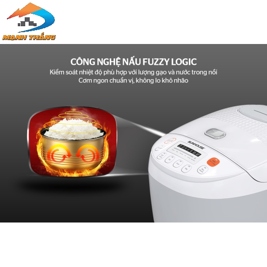 Nồi cơm điện tử 1.8L Sunhouse SHD8906