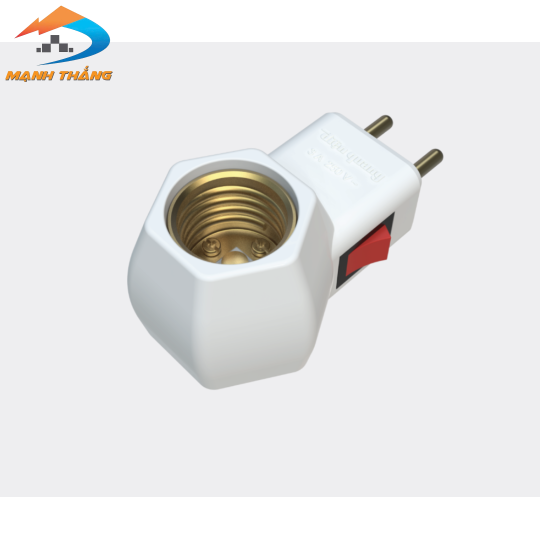 Chuôi đèn liền phích công tắc ĐQ LH E27 SW