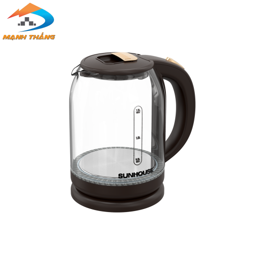 Ấm siêu tốc thủy tinh 1.8L Sunhouse SHD1212