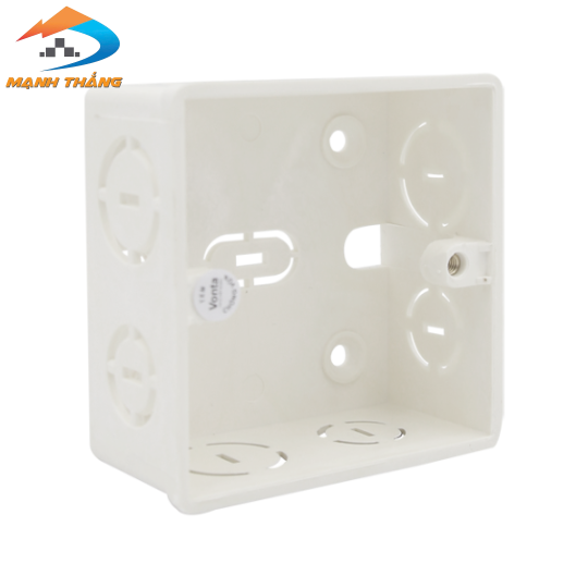 Đế nhựa âm tường vuông MSP VTAS06.601 (80*80*40)