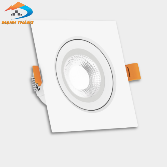 Bộ đèn LED downlight vuông Điện Quang ĐQ LRD11 Ánh sáng trắng
