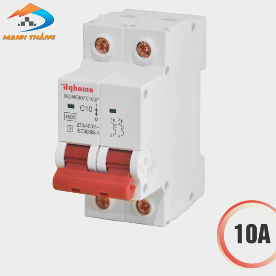 Cầu dao tự động MCB 2P 4.5kA Điện Quang (loại C, Class 3)