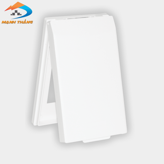 Hộp che mặt nạ âm tường DQHome ĐQ IW1 CB W (màu trắng)