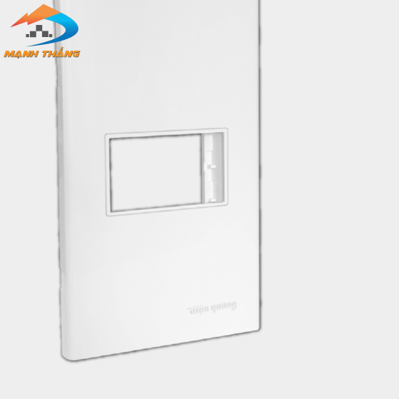 Mặt nạ 1 module âm tường Điện Quang ĐQ IW1 M1M W (màu trắng)