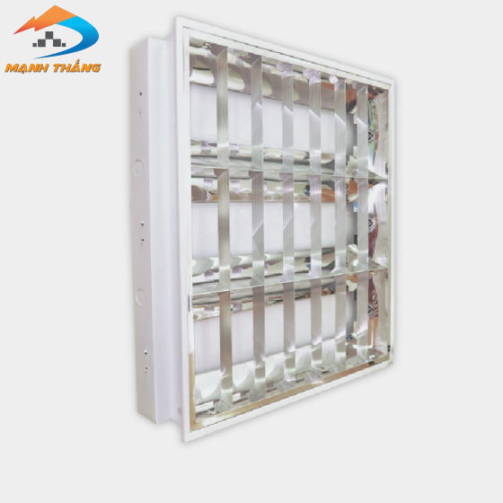 Bộ máng âm trần Điện Quang ĐQ RF01 318GASI (chóa nhôm 0.6m ba ballast từ)