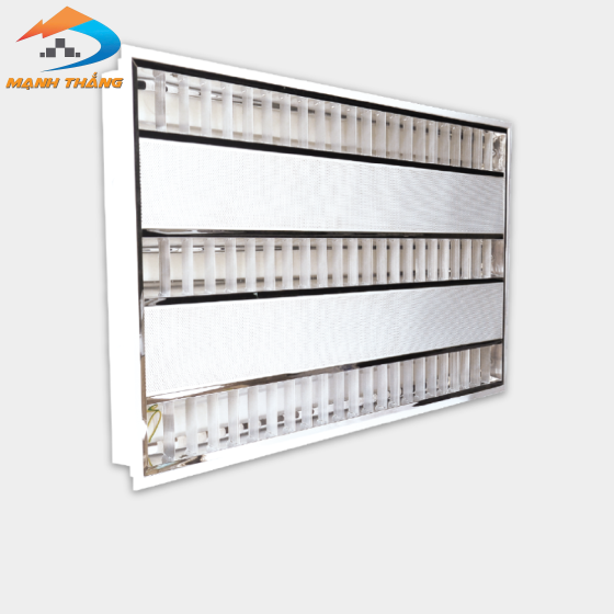 Bộ máng âm trần Điện Quang ĐQ RF06 314GASI (chóa nhôm, T5, 0.6m, 3 bóng, ballast điện tử)