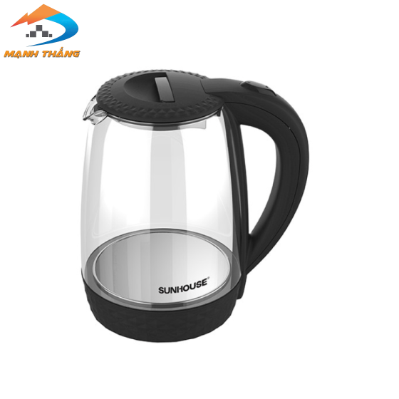 Ấm siêu tốc thủy tinh SUNHOUSE SHD1215B