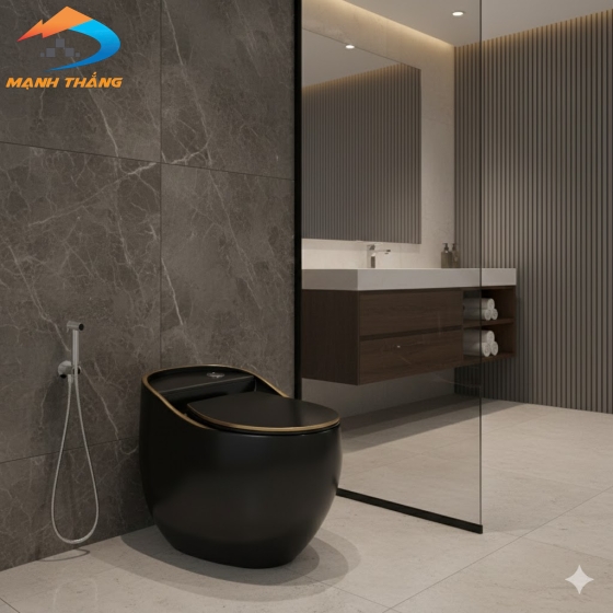 Bồn Cầu Khối 6078 Black