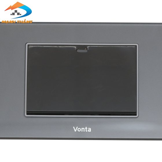 Bộ 1 công tắc 1 chiều 16A size L màu xám 