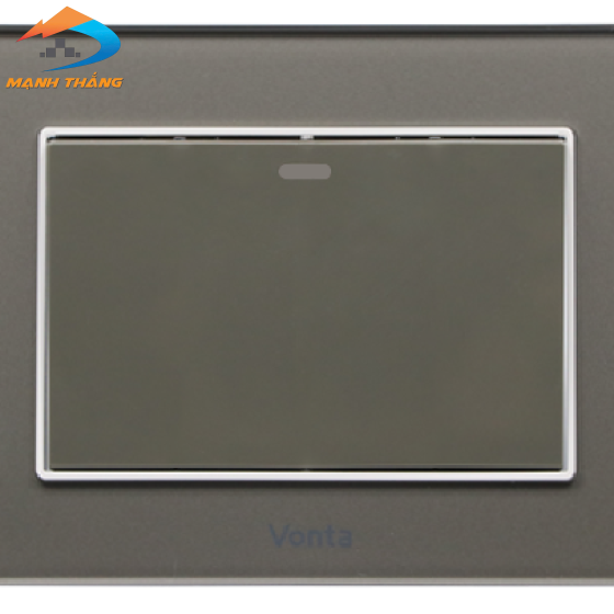 Bộ 1 công tắc 2 chiều 16A size L màu xám